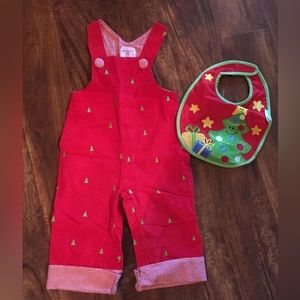 New - Mud Pie brand Christmas overalls